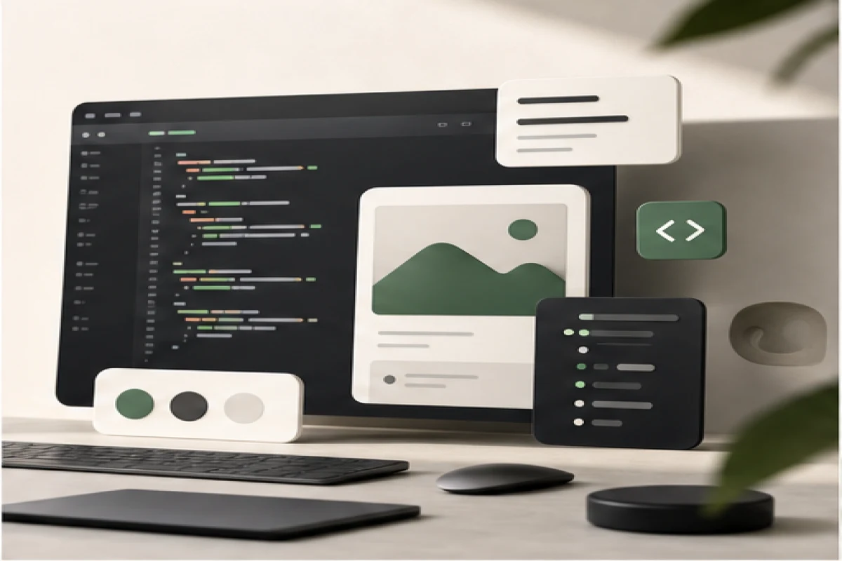 Web development strategy workspace