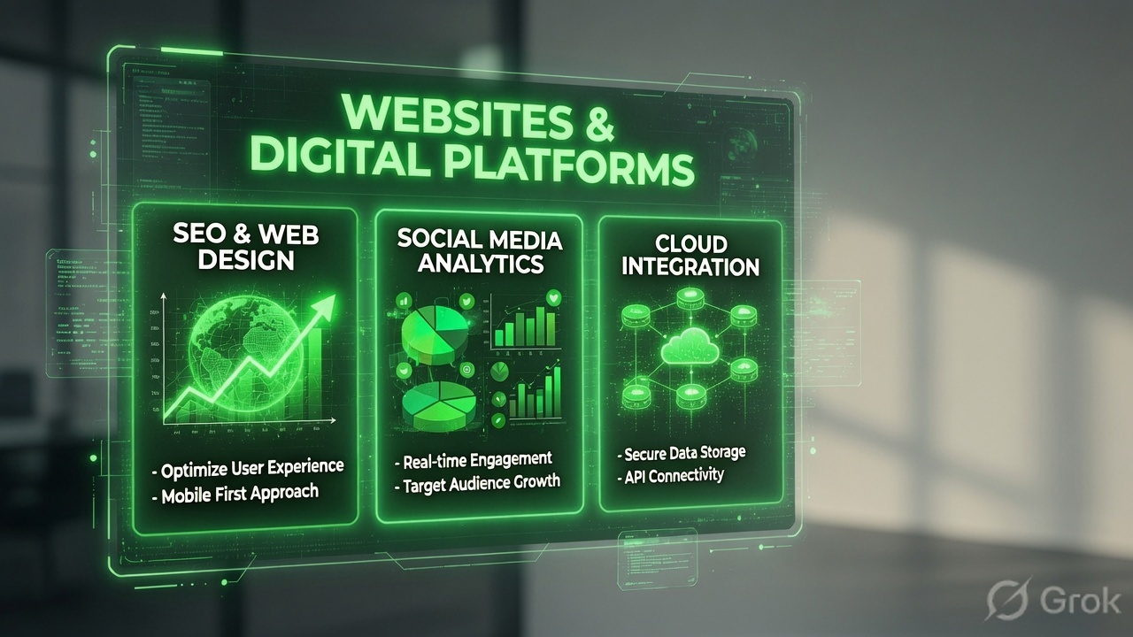Premium website design visual