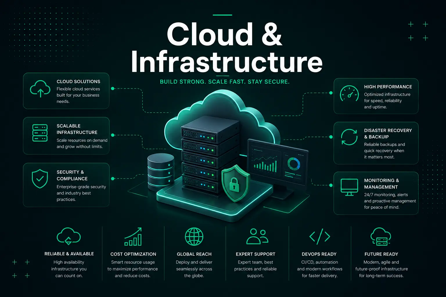 Cloud infrastructure visual